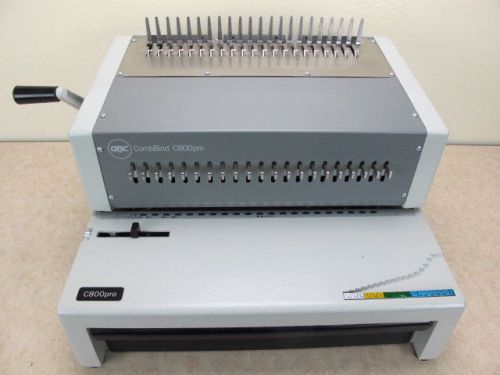 GBC CombBind C800Pro Electric Plastic Comb Binding Machine