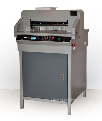 New 19&#034; Programmable Paper Guillotine Cutter Cutting Machine+CE,High Precision