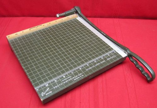 Premier paper cutter 11&#034; size green for sale