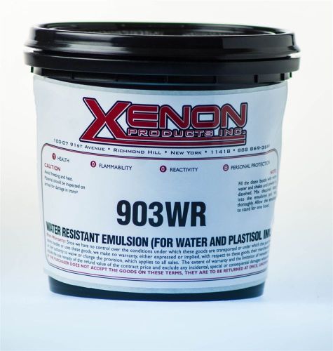 Xenon&#039;s 903 wr emulsion for screen printing regular diazo emulsion 1 quart for sale