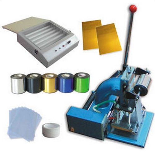 Hot Foil Stamp Machine Emboss Invitation Business Card PVC Craft Box Gilding DIY