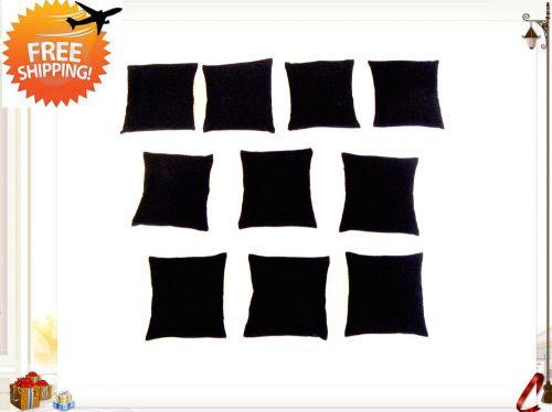 10 Pcs  Black Velvet Pillow for Bangle , Watch Showcase Stand Jewelry Display
