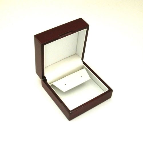 12 Rosewood Large Drop Dangle Hoop Earring Jewelry Display Gift Boxes