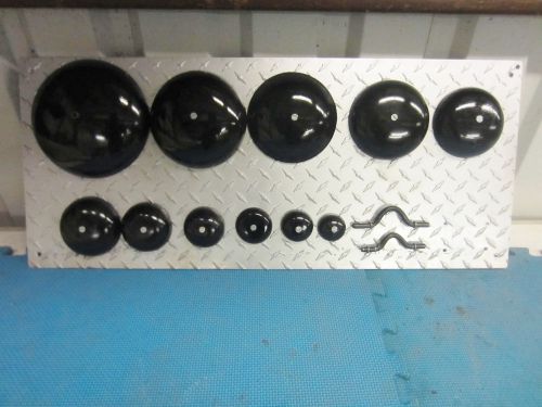 Pipe caps:  domed steel, weld on size 1-1/4 inch. lot of 20 for sale