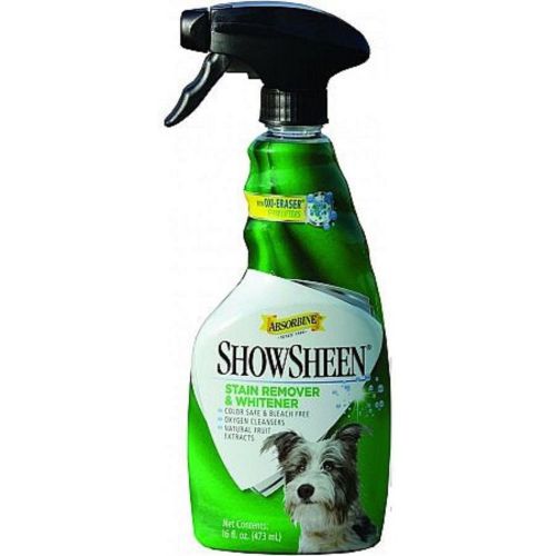 Show sheen stain remover &amp; whitener dog canine stain lifter oxi eraser 16 oz for sale