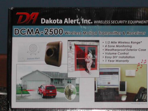 Wireless security equipment dcma-2500 wireless motion transmitter receiver diy for sale