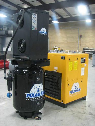 Industrial! eaton compressor 25hp vsd rotary screw combination package for sale