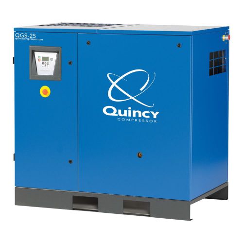 Quincy rotary screw compressor 15 25 30 40 hp air end rebuild for sale
