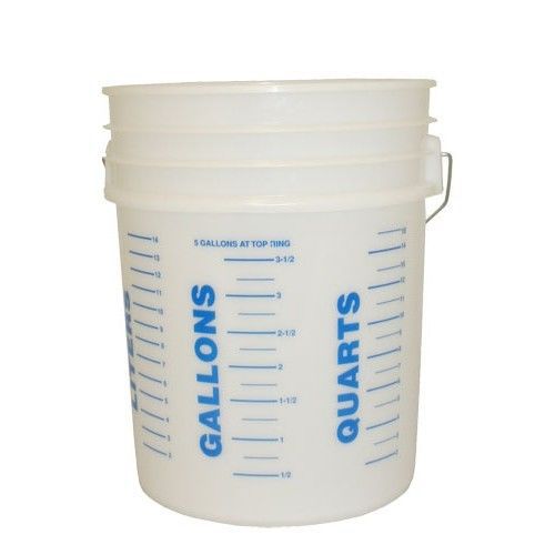 5 gallon bucket w/measurements imprinted 18447 for sale