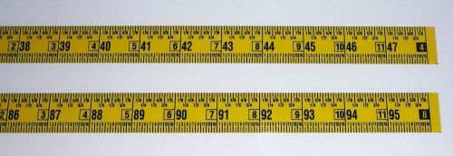 Workbench ruler - adhesive backed - 1&#034; wide x 8 ft long - left - fractional for sale
