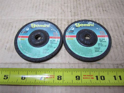 Gemini type 2 mini disc 3&#034; x 1/4&#034; x 7/8&#034; 18000 rpm grinding wheel for sale