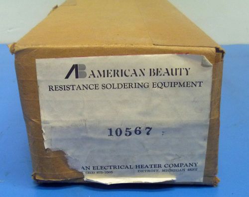 American Beauty #10567 Resistance Soldering Hand Piece For Use w/ 105C1/105C2...