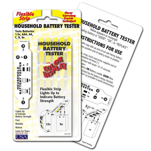 LCR Hallcrest Battery Tester (Pack of 2)