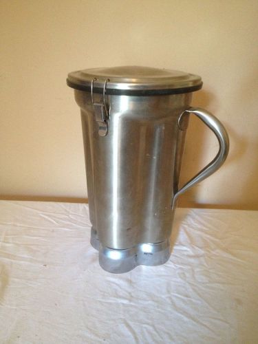 160 Oz Stainless Steel Blender Container with Blade - Tight Seal, Locking Lid