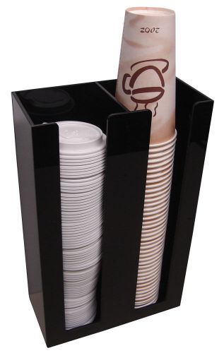 Coffee cup lid holder dispenser organizer caddy coffee counter display rack 2sl for sale