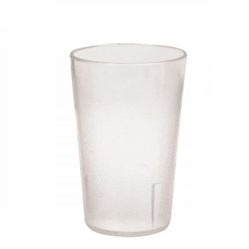8 oz. Clear Plastic Tumbler Drinking Cup Scratch Resistant- 12 Piieces Included