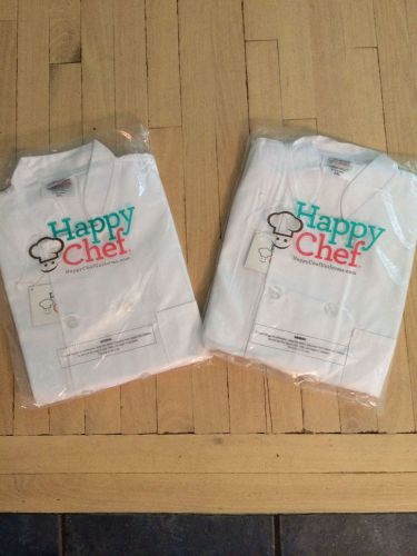 The Happy Chef, Brand New, White 2XL Chef&#039;s Coat