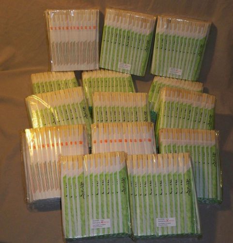 Wholesale Lot of 1400 Pair of Wood Disposable Chopsticks in Sealed Pkgs
