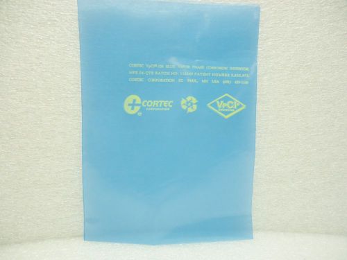 New cortec 20800230 vpci-126 4 mil blue heat-sealable bags 6&#034; x 8&#034; lot of 100 for sale