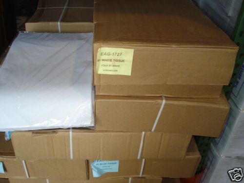 1 CASE 10 REAMS PREMIUM WHITE TISSUE PAPER 4,800 SHEETS