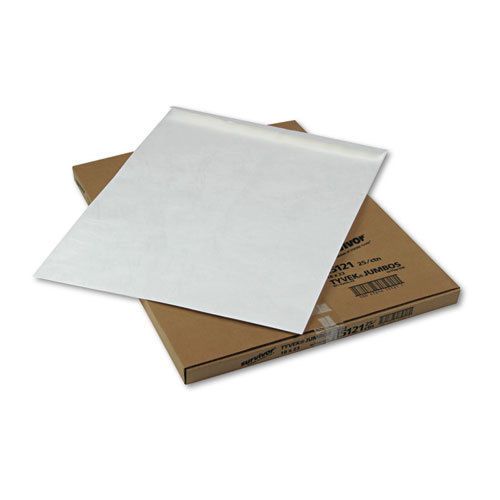 Tyvek Jumbo Mailer, Side Seam, 18 x 23, White, 25/Box