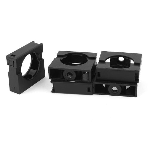 5pcs black fixed mount pipe bracket clamp for ad34.5 corrugated conduit for sale