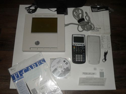 Texas Instruments TI View Screen + TI 83 Plus Silver Calculator Bundle