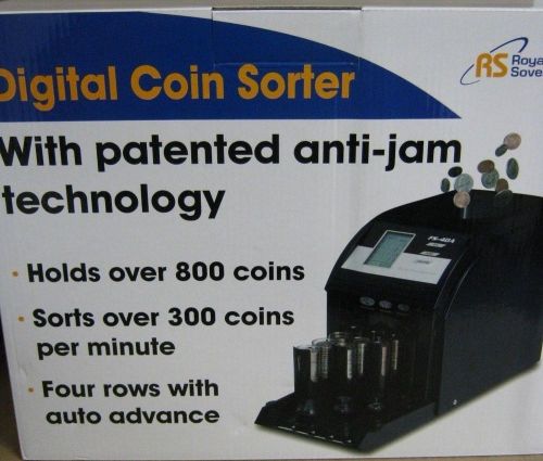 Royal sovereign digital  electric coin sorter counter counting machine jg1 for sale