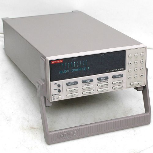 Keithley 80-channel switch system mainframe+ 7011-s 40-channel relay multiplexer for sale