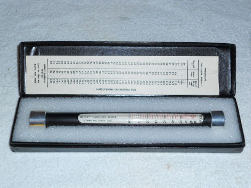 Detroit Rockwell Hardness Tester - C Scale 20-66 - MINT!