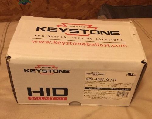 Keystone 400 watt high pressure sodium hid ballast kit brand new in box for sale