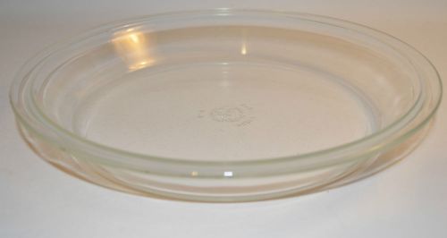 Anchor Hocking Fire King Pie plate Pie Dish Clear Glass 9&#034; #460