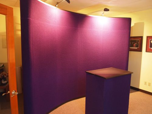 Abex 8X10 Tradeshow Exhibit Display Aluminum Expo Booth Wall Backdrop PopUp LED