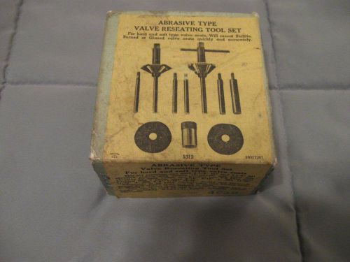 Craftsman valve reseating (regrinding) tool set. for sale