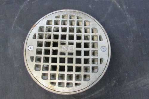 Industrial floor drain 6&#034; brass  -  smith #04326 for sale