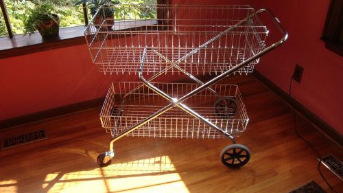 Global Wire Basket Mail Cart With File Rails Model 500152 