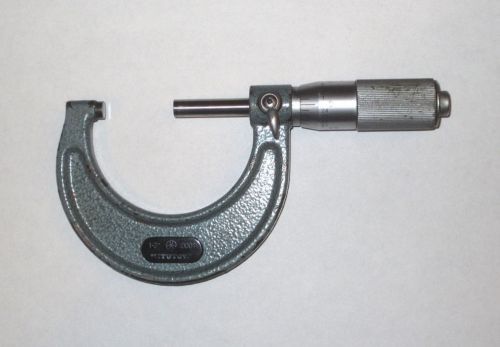 Mitutoyo 1-2&#034; Micrometer Model 103-136