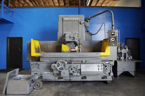 12&#034; x 36&#034; mattison model 1236 automatic surface grinder, s/n 24064  (1979) for sale