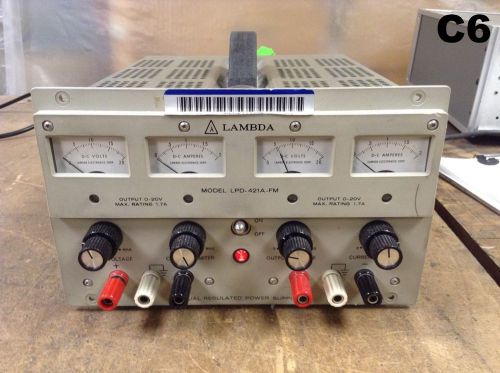 Lambda Dual Regulated Power Supply Model LPD-421A-FM