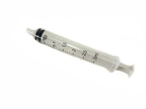 3 ML slip-tip disposable syringe 100 syringes/box (without needle)