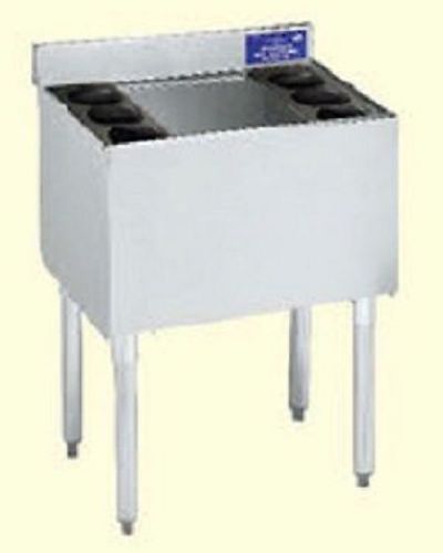 New commercial kitchen stainless 36&#034; ice bin w/ 8&#034; depth for sale