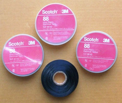 LOT – 3M SCOTCH SUPER 88 ELECTRICAL TAPE - NEW OLD STOCK - FREE SHIPPING