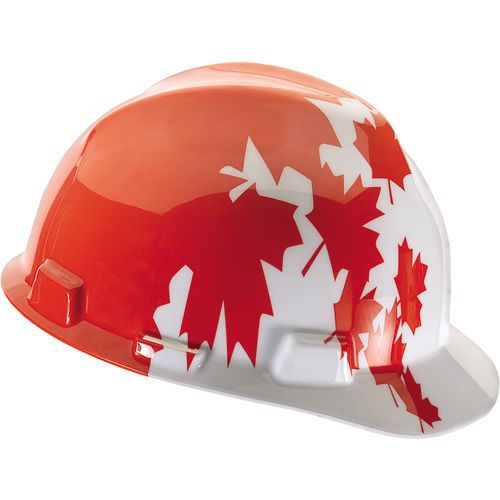 Freedom Series Hard Hat safety hamlet Maple Leaf Design Class E and CSA Type 1