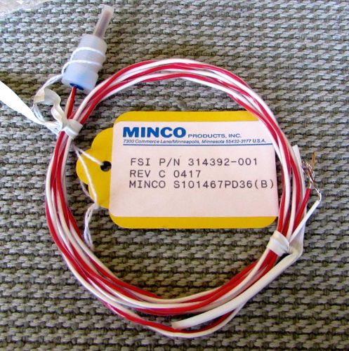 New minco fsi 314392-001 rev. c 0417 s101467pd36(b) thermocouple thermoresistor for sale