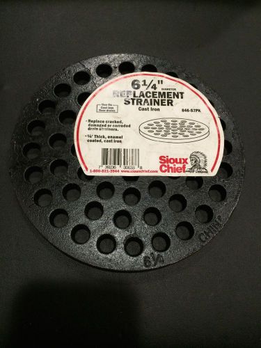 Sioux chief mfg 846-s7pk 6-1/4-inch cast iron strainer for sale