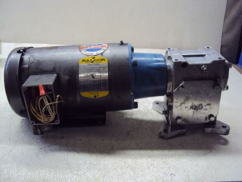 Baldor motor cm3554t fr 145tc hp 1 1/2 v 208-230/460 rpm 1725 with electra gear for sale