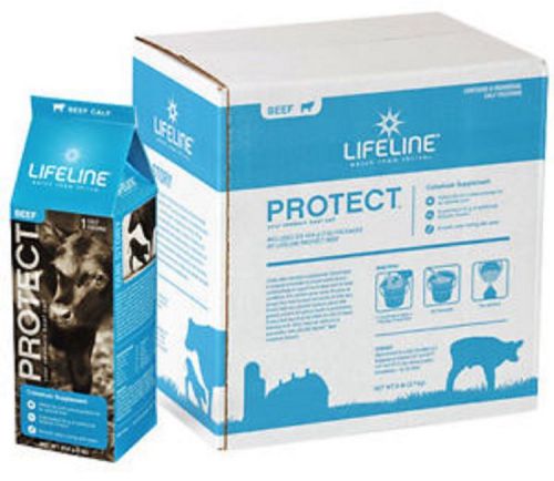 Lifeline protect beef 8 pk colostrum supplement for newborn calves by apc 56635 for sale