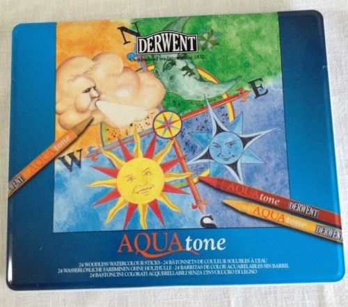 Derwent Aqua Tone Watercolor Pencils Set of 24