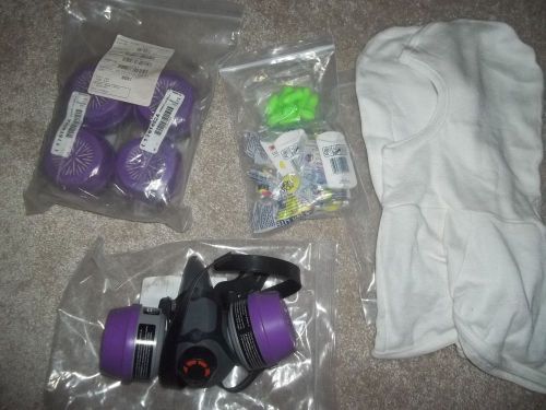 Honeywell north 5500 series  respirator w/2 refills  and extras for sale