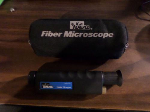 Ideal Fiber Inspection Microscope Model# 45-332 With Case And Manual